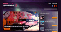 Desktop Screenshot of pinkhummerlimo.com
